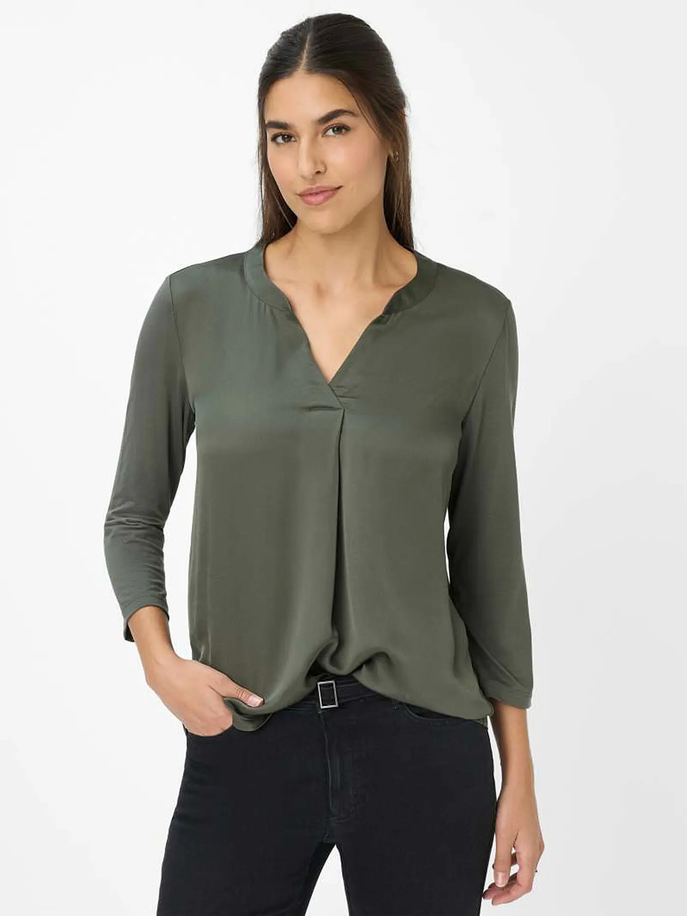 BRAX | Blusenshirt CLARISA M | olive